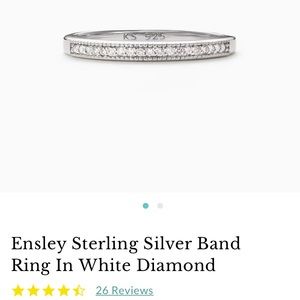 KENDRA SCOTT ENSLEY RING IN WHITE DIAMOND